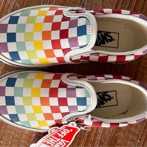 Vans Rainbow Slip-On Sneakers Vibrant Style